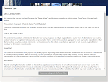 Tablet Screenshot of nalandacapital.com